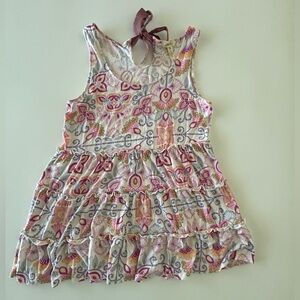 Matilda Jane| Breathe Deeply| Floral Tank Relaxed Fit Tiered Ruffles | Size Med.